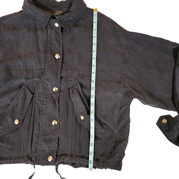 Blank NYC Dark Grey Utility Jacket, XS - Picture 11 of 13